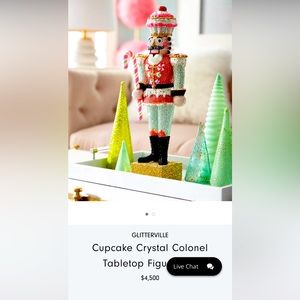 glitterville nutcracker- BLING colonel cupcake